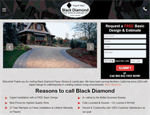 Tablet Screenshot of blackdiamondlandscape.com